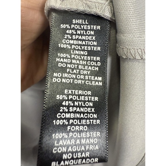 Jessica Howard Dress Womens 14W Gray Lace Tiered Ruffle Beaded Waist Cocktail - Picture 4 of 8